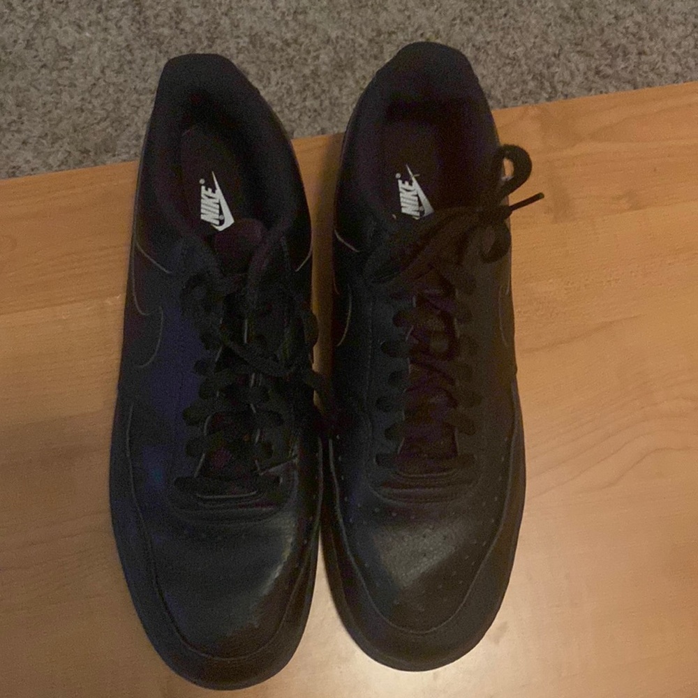 Nike court visions black size 14